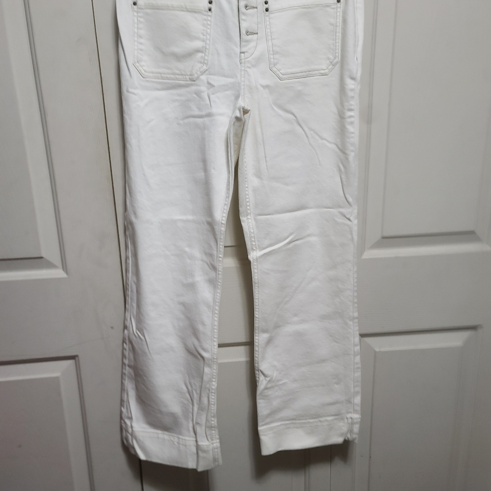 Long Tall Sally White Denim Pants